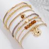 Bohemian Style Beaded Bracelet Set With Glass And Alloy For Women Gift Ideas