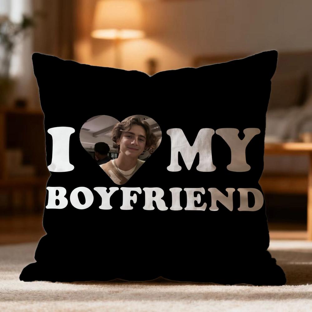 Hot T-Ttimothee Chalamet Cushion Cover Soft Washable Pillow Case Multi-Scene For Couch Bed Travel Office Use