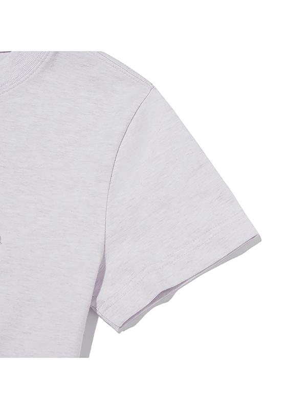 KIRSH Small Cherry Crop T-Shirt [Lavender]