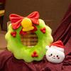 Christmas Snowman Wreath Elk Candy Boots School Festival Dress-up Home Decoration Gift