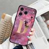 Funda Phone Cover Case for Apple iPhone 17 Pro Max Air 11 XR XS MAX 12 14 13 15 Pro 7 8 16 Flower Name Letter C D