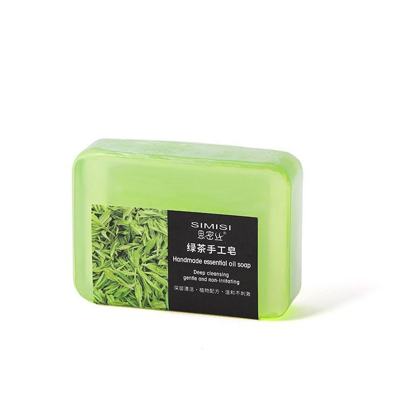 Handmade Flower Scented Soap with Rose, Jasmine, Osmanthus and Lavender 80G for Cleaning and Moisturizing