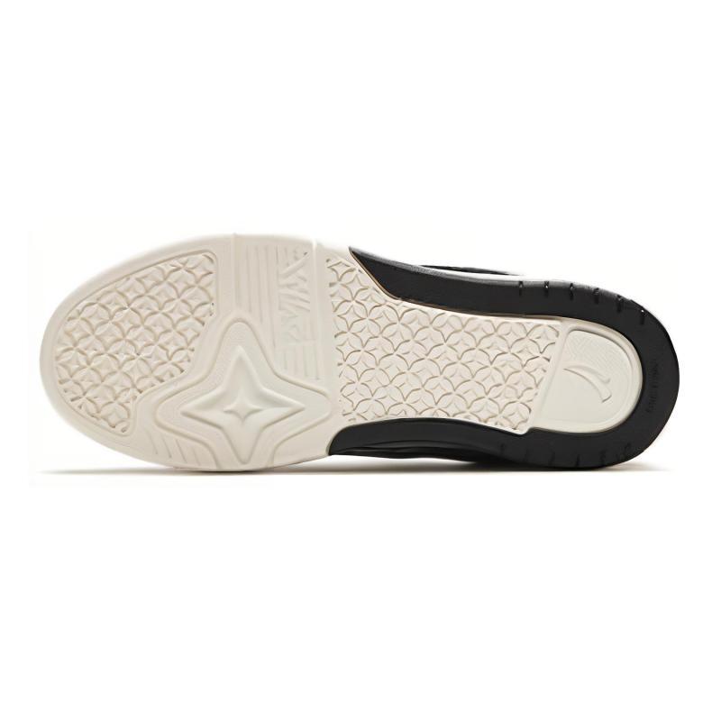 Anta AOJIE Anti-Slip And Wear-Resistant Lightweight Low-Top Skateboard Shoes Women's Black White Sneakers 122448040R-6
