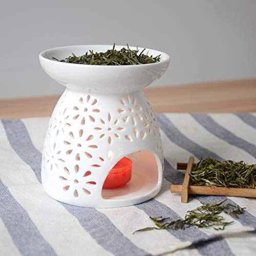 Hwagui Tea Aroma Diffuser Aroma Burner Tea Incense Burner Ceramic Hollow Sculpture Craft Aroma Furnace