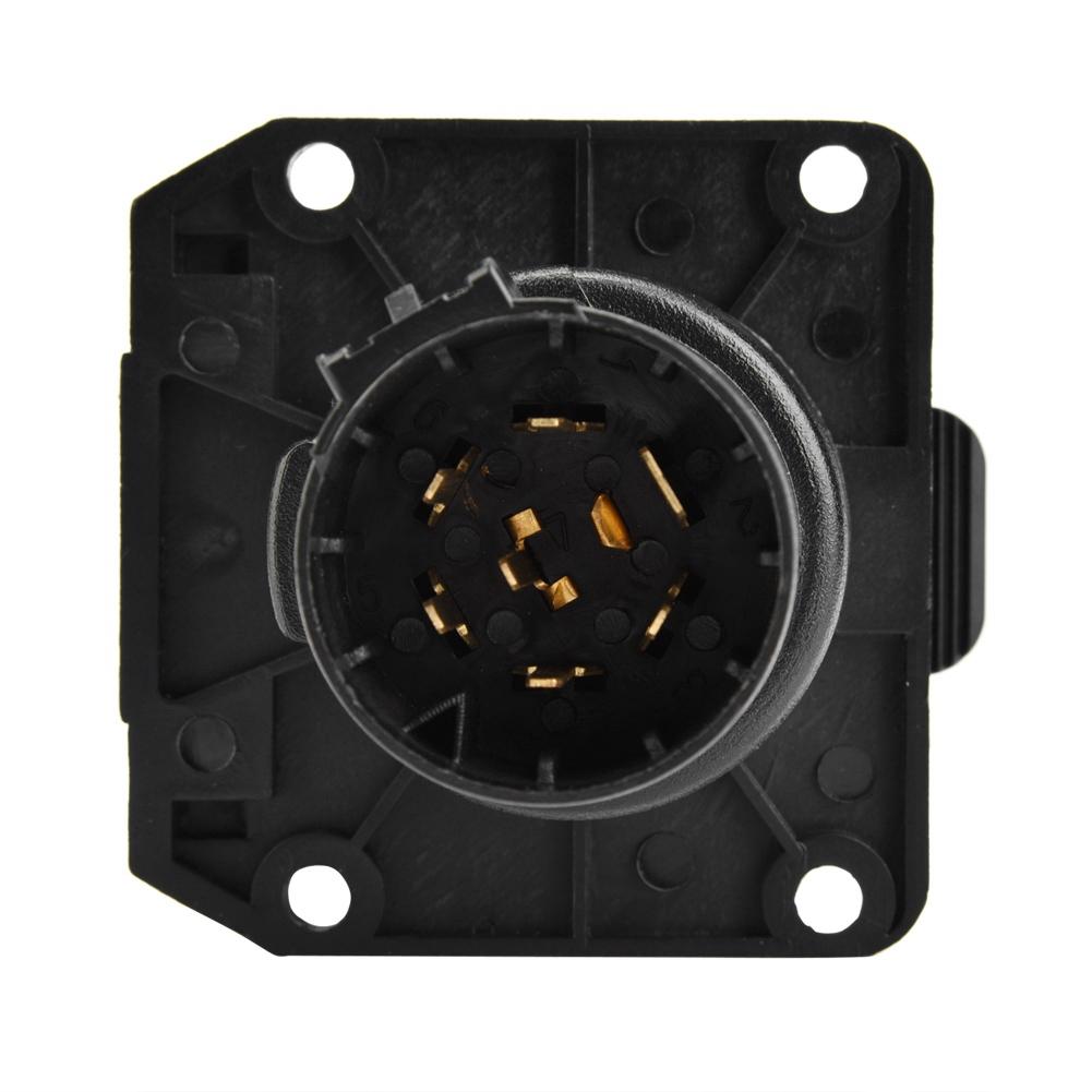 12V-24V 7-pins bil elektrisk kontakt tilhengerkontakt adapterplugg for campingvogn tilhenger