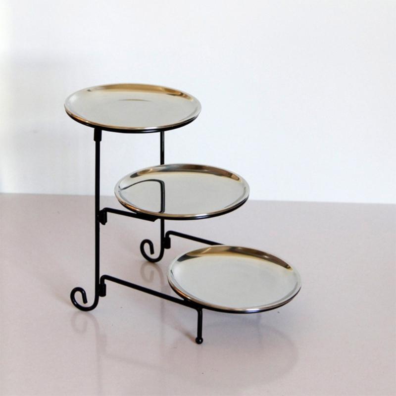 Elegant 3 Tiered Cake Display Stand Detachable Sweet Holder Serving Platter for Dessert Cupcakes Fruits and Snacks