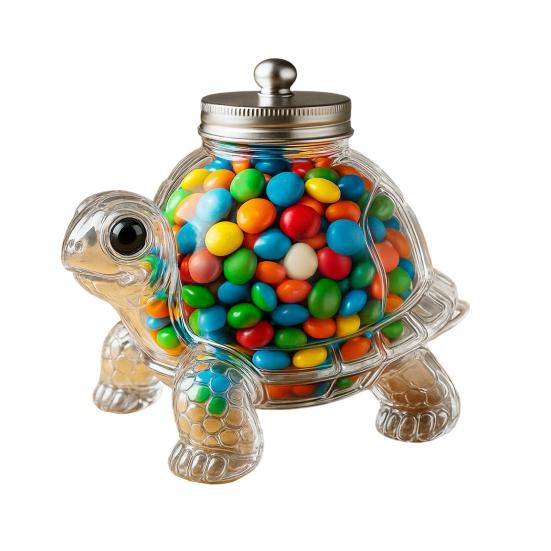 

Банка для конфет Герметичная банка для хранения с крышкой Милый прозрачный кот A