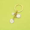Daisy Enamel Flower Keychain Pendant for Bags & Phones