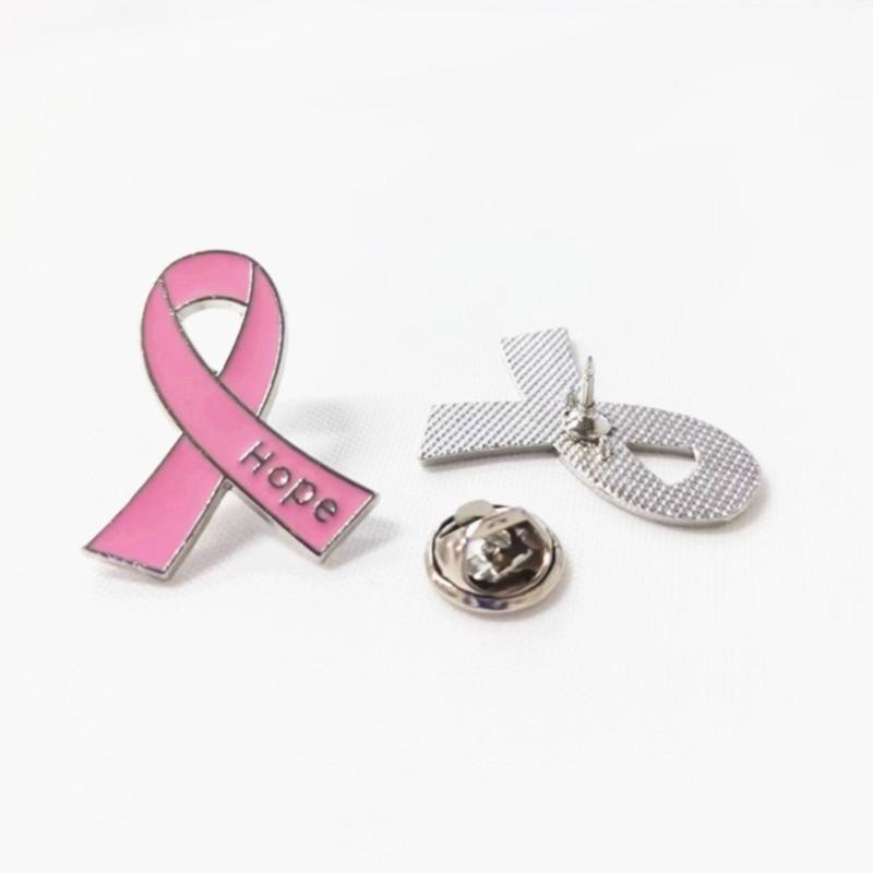 Stylish Hope Letter Ribbon Brooch Versatile Ribbon Pin Gift for Everyday Wear and Gift Giving In Sturdy Alloy Design