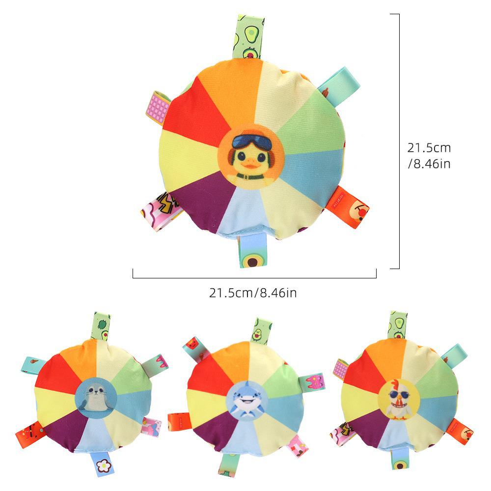 Interactive Bite-Resistant Plush Sounding Frisbee Toy for Cats and Dogs - Relieves Boredom and Aids Teething