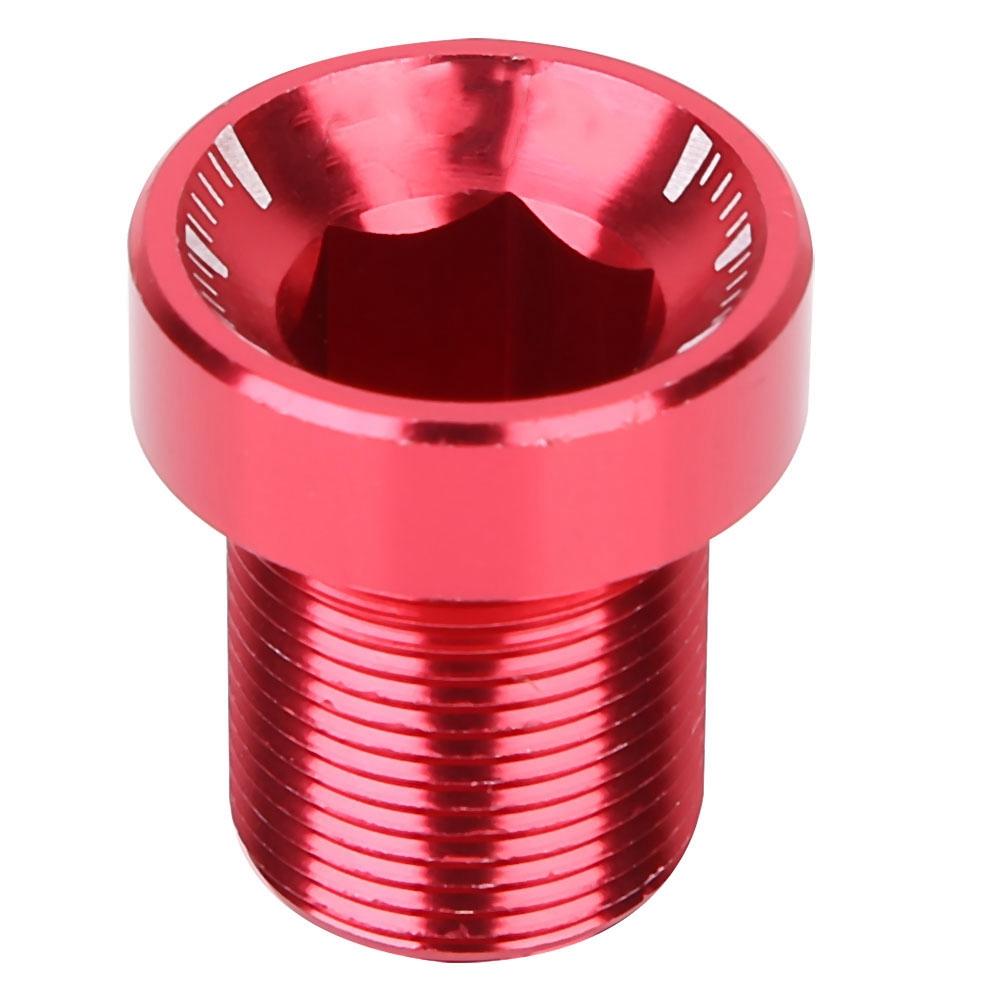 Splined Bottom Bracket Bolts M15*19mm Titanium Bicycle Bike BB Axis Screws Red
