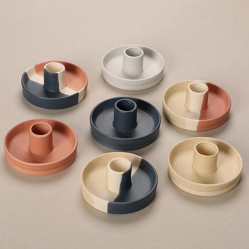 NEW Ins Creative Nordic Ceramic Aromatherapy Candle Stand Wholesale Vegetable Burning Home Decoration Desktop Ornament