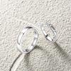 [FANCIME] ring men's [Flow of light] zirconia No. 17 Width 3.85mm For men ring couple silver S925 Made of pure silver brand Christmas anniversary