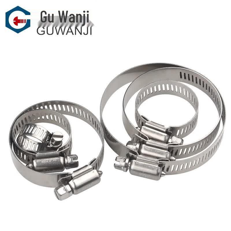 GUWANJI 304 Stainless Steel American Style Hose Clamp M155-178 (6 inch)