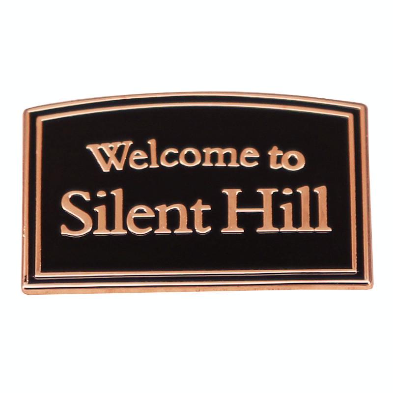 Silent Hill Brooch: Horror Film & TV Pin - Metal Alloy Baked Paint Badge