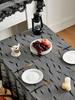 Horaldaily Halloween Tablecloth 60x84 Inch Rectangular, Bats Washable Table Cover for Party Picnic Dinner Decor
