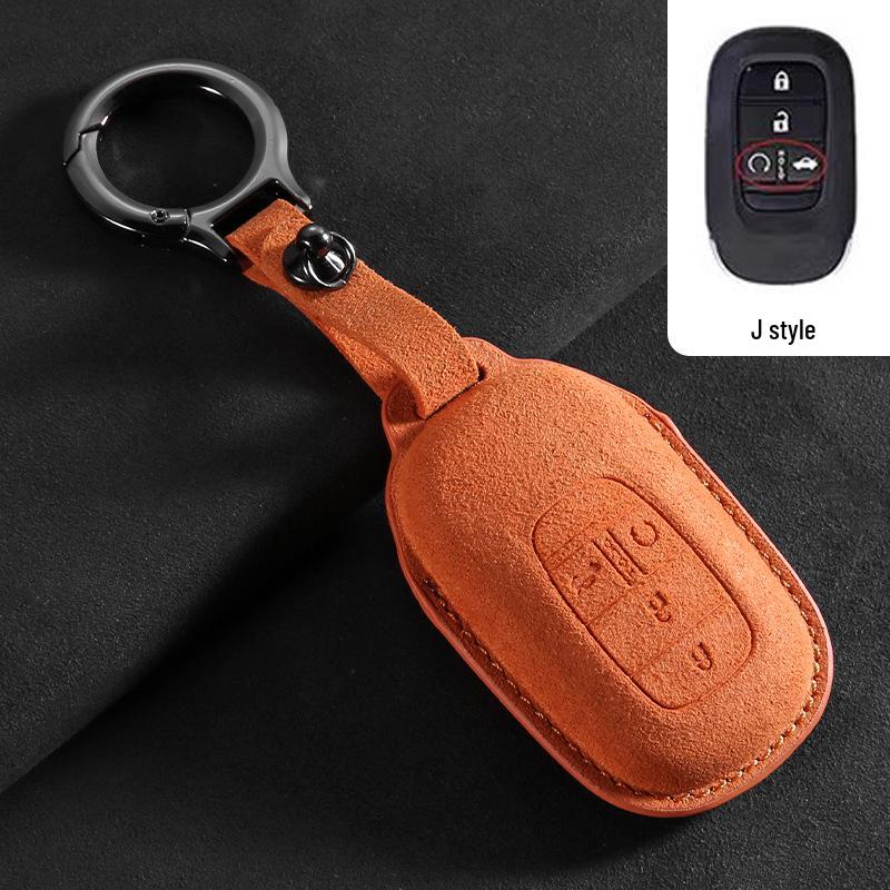 

Красный замшевый чехол для ключей для Honda XRV, Accord, Civic, Lingpai, Haoying, CRV, Elysion, Crown Road