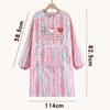 Anti-Pollution Long-Sleeved Apron Cute Kitchen Aprons New Canvas Coverall  Catering Use