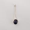 Natural Sodalite Gemstone 925 Sterling Silver Handcrafted Jewelry Designer Long Pendant 1.79" PP-69-39