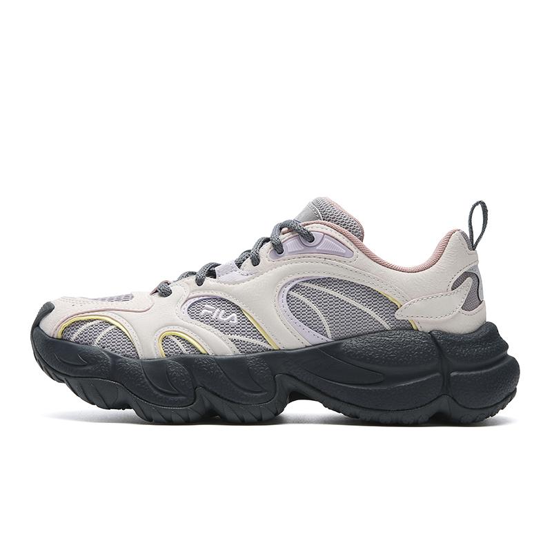 

FILA ORIGINALE Cushioning Abrasion Resistant Breathable Lightweight Low top Chunky Sneakers Women s F12W612109FPG 36.5