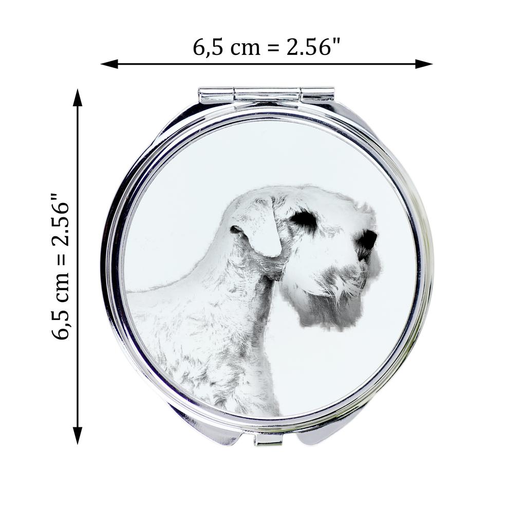 Sealyham Terrier, Welsh Border Terrier – Pocket mirror with a dog, personalized mirror for a purse | Art-Dog