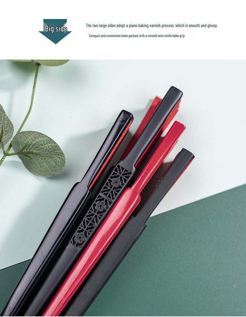 Si Yi Tang handbemalter roter Seidenfächer für Damen - Zhao Yuan Tanzdesign