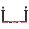 Dual Handle Camera Diving Rig Handheld Underwater Tray Stabilizer Adjustable Camera Diving Housing B