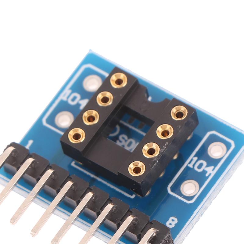 Jednořadý Zip Sip8 balíček převedený na dvouřadý Dip8 patici Njm5532 4558 4560 4580 4565 2114L HiFi audio upgrade