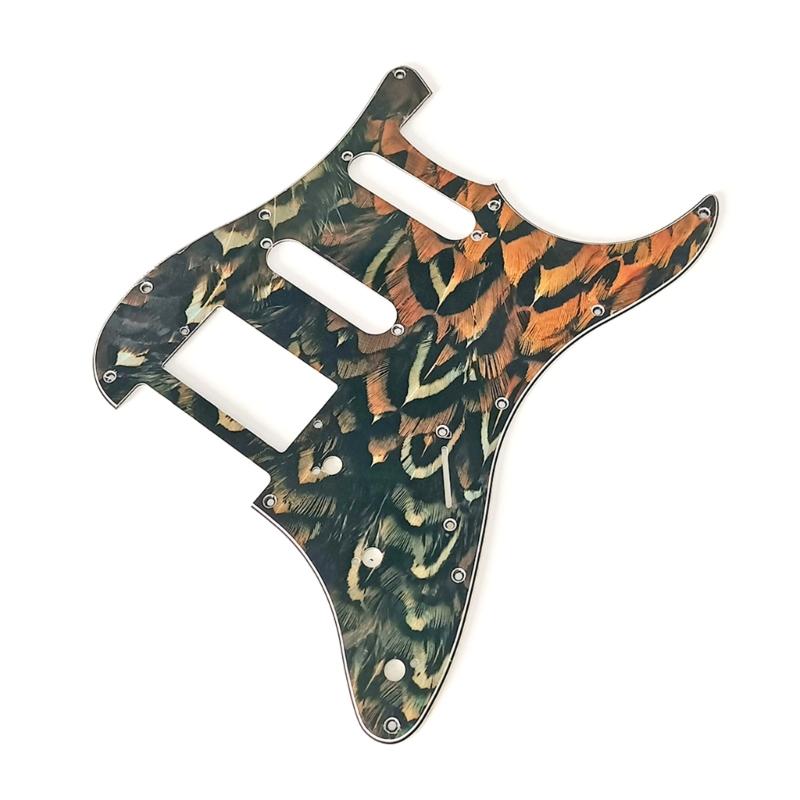 4-lagiges 11-Loch Gitarren-Bass-Schlagbrett Kratzschutz Pickguards für 6-Saiten Standard-Bassgitarre Musikinstrumententeil