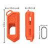 1pcs Silicone Case Anti-Drop Shockproof Protective Case Portable Game Console Protective Cover for Flipper Zero Game Accessories