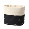 Large Capacity Cosmetic Storage Bag Bowknot Printed Sundries Organizer  Home Table Organizer