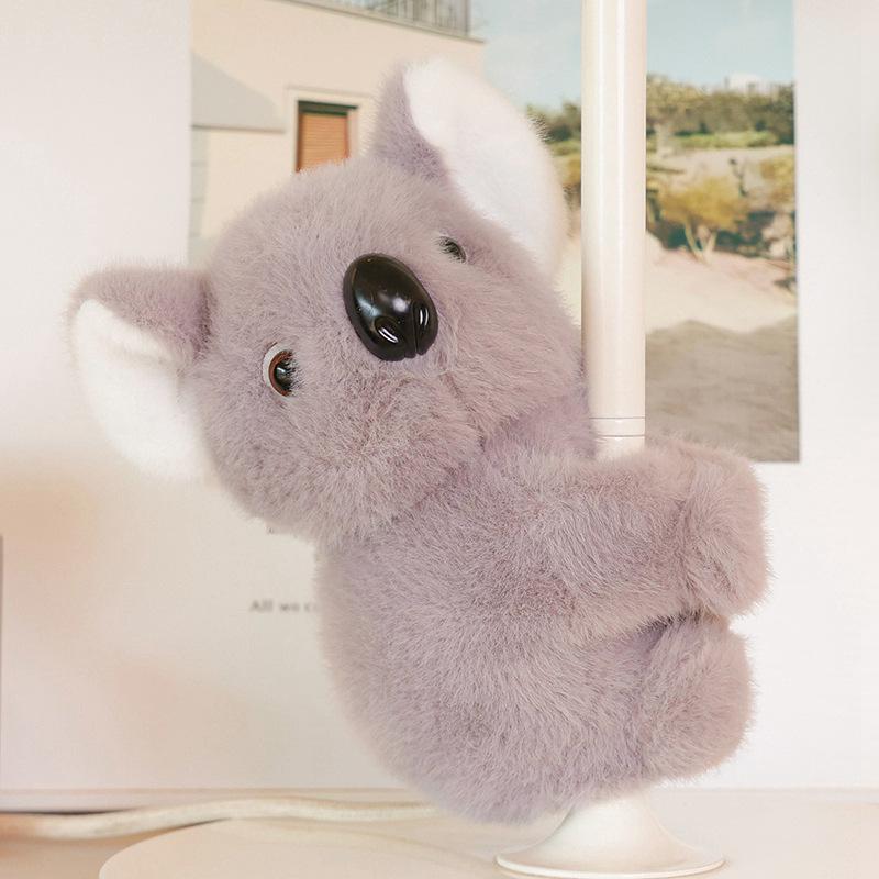 Animal Snap Bracelet Plush Toy - 8" Elk, Koala, and Raccoon Claw Machine Dolls
