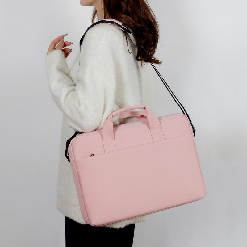 Custom Airbag Shockproof 15-inch Laptop Sleeve for Lenovo/Huawei - Business Travel Crossbody Bag
