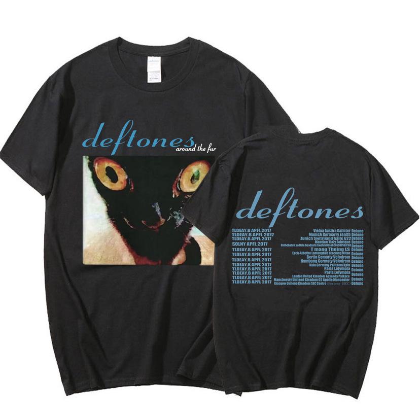 2023 Deftones Japanese Anime Gothic Style Unisex Loose Fit T-shirt