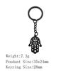 Back To School Bag Keyring Hamsa Hand Eye Of Horus Key Ring Ornaments For Home Cool Keychain