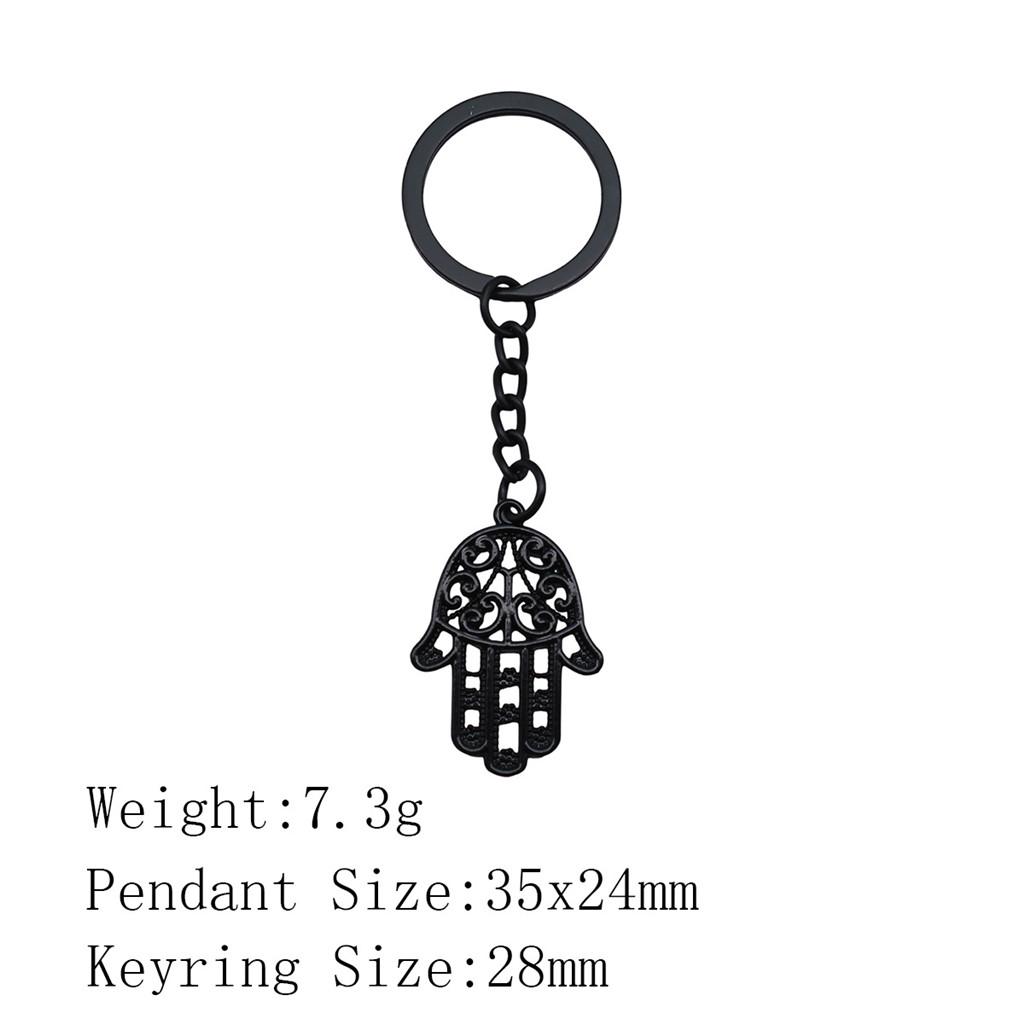 Back To School Bag Keyring Hamsa Hand Eye Of Horus Key Ring Ornaments For Home Cool Keychain
