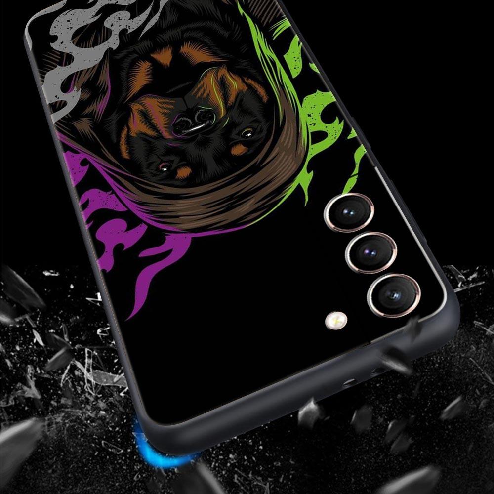 Doberman Dog Phone Case for Samsung Galaxy S26 S25 S24 S23 S22 S20 S21 FE Ultra S25 Edge Plus 5G Soft TPU Cover Fundas Capas Bag