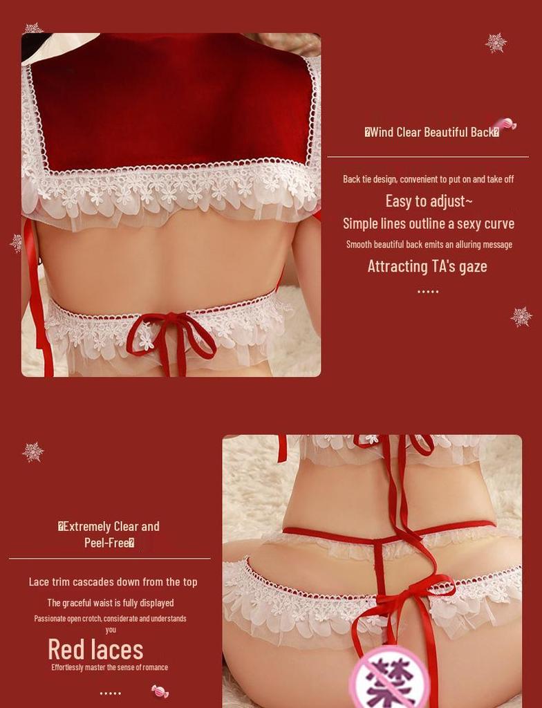 Dreamy Lingzhi Sexy Bunny Girl Lingerie & Pajama Set - Pure Desire Christmas Collection