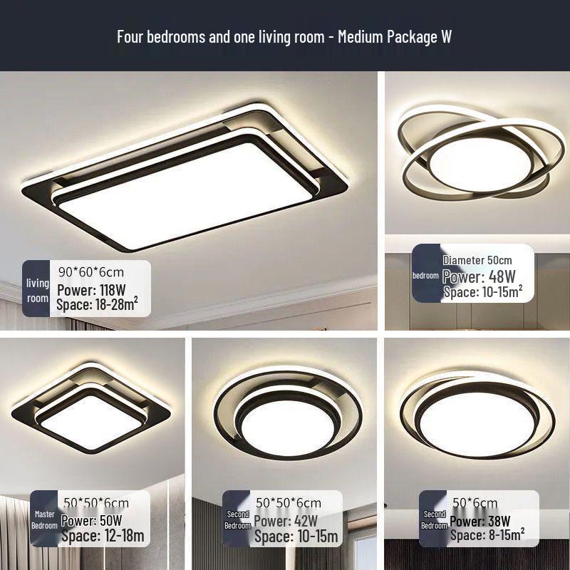 Modern Minimalist LED Rectangular Ceiling Light for Living Room, Hall, Bedroom, and Restaurant