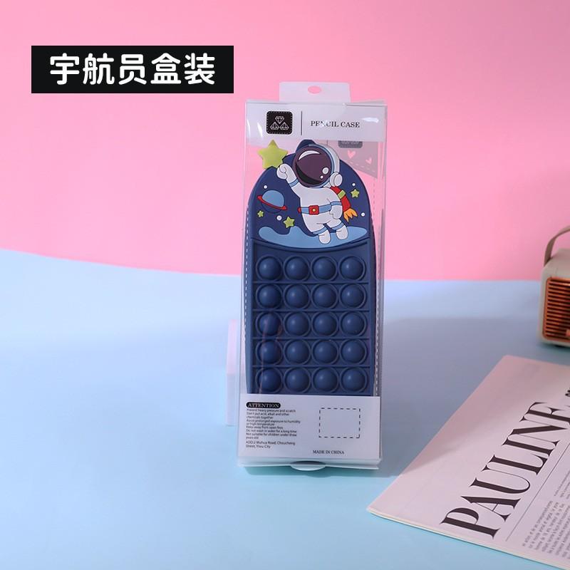Cartoon Unicorn Pencil Case - Press And Squeeze For Relaxation, Large Capacity Pencil Box, Children's Cute Stationery Bag