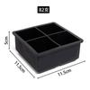 4/6/8/15 Grid Big Ice Tray Mold Giant Jumbo Large Food Grade Silicone Ice Cube Square Tray Mold DIY Ice Maker Cube Tray