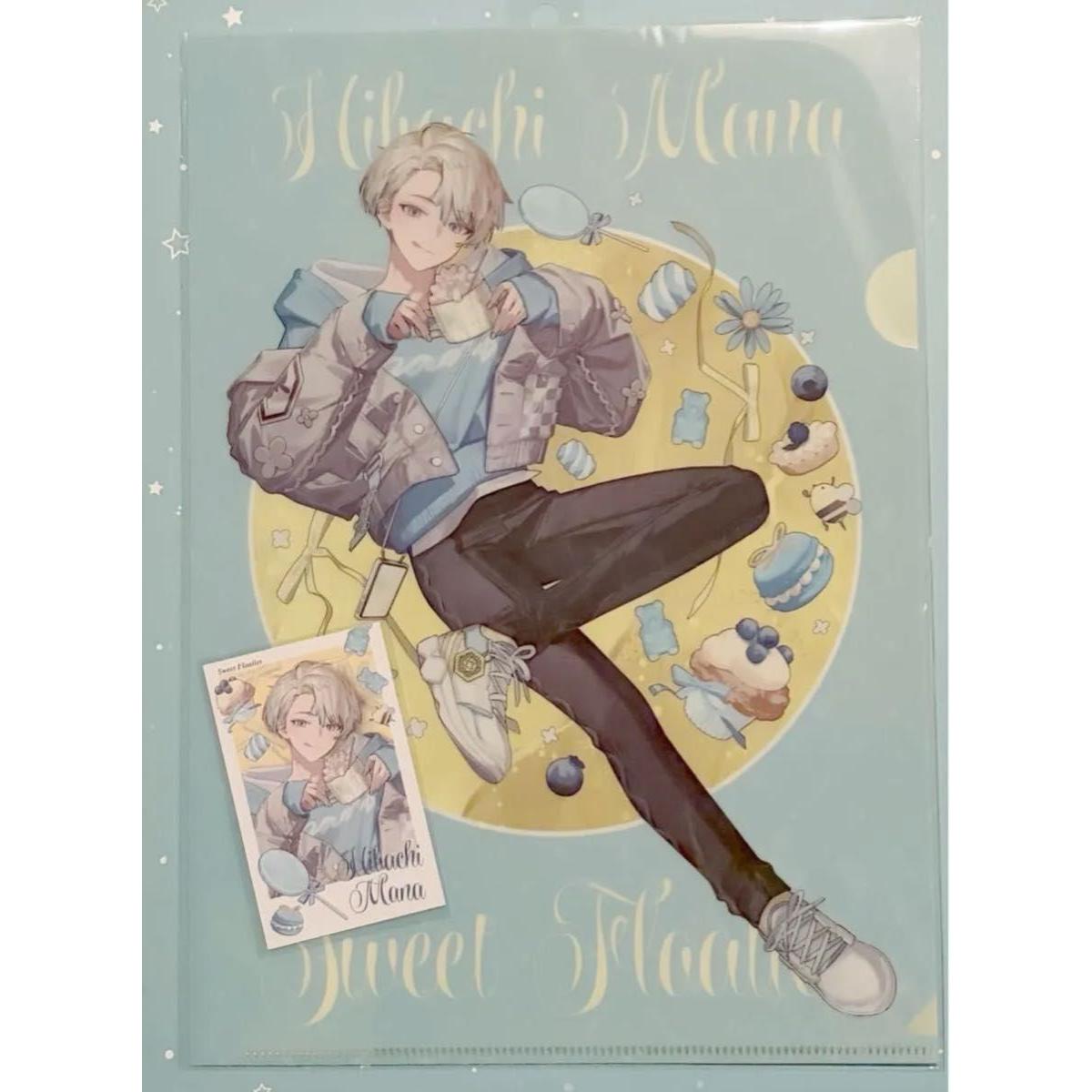 Used Nijisanji Sweet Floaties Hihachi Mana Clear File Cheki