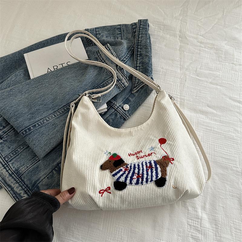 

Tooxika Повседневная модная сумка-тоут на одно плечо большого размера в новом стиле для студентов колледжа белый