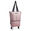 Foldable One-Way Wheel Shopping Tote – Portable, Large Capacity for Travel and Groceries