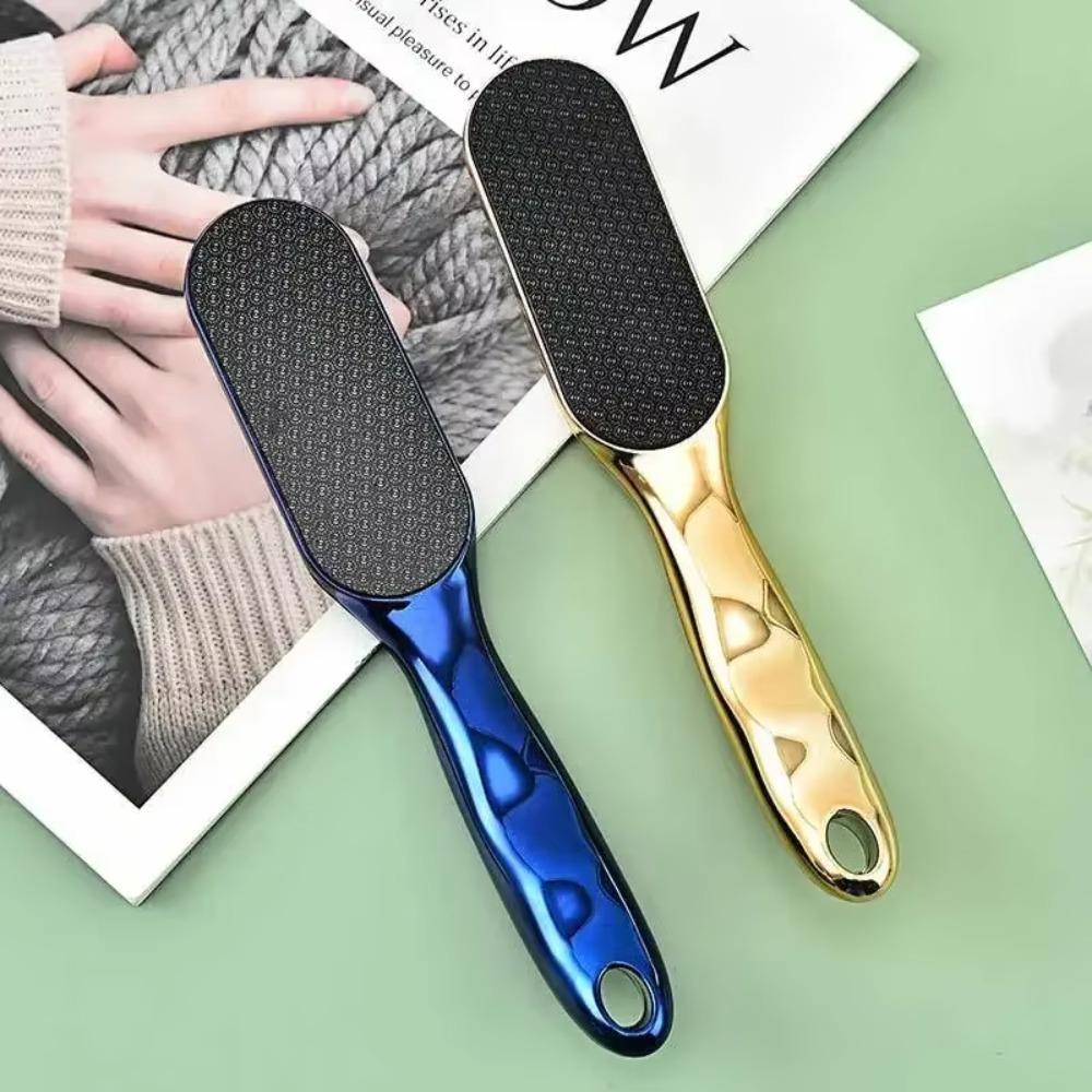 Manual Foot File Long-handle Feet Calluses Scrubber Portable Heels Dead Skin Remover  Foot Care