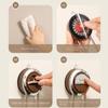Wall Mounted Suction Cup Roll Paper Holder Punch-Free Dishcloth Hanging Rag Rack  for Home