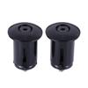 BBB Bicycle Handlebar End 447707 Tape, Screw-On Caps, BHT-96, Black,