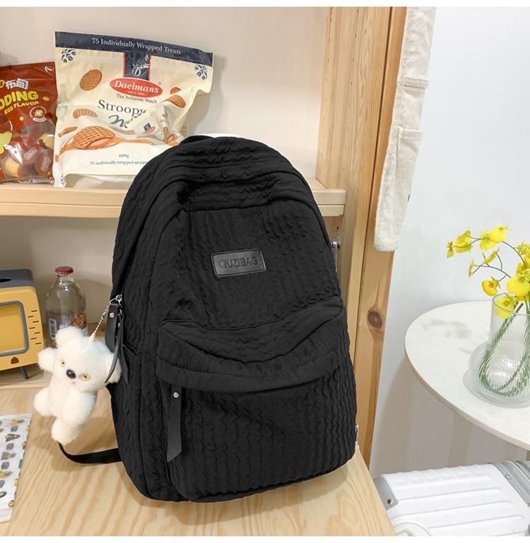 Schoolbag new student backpack simple fashion casual Mori small fresh schoolbag sweet wind versatile backpack high sense