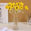 Pu Simulation Poppy Flower Bride Wedding Photography Decoration Hand-Feel Silk Flower Living Room Artificial Flower