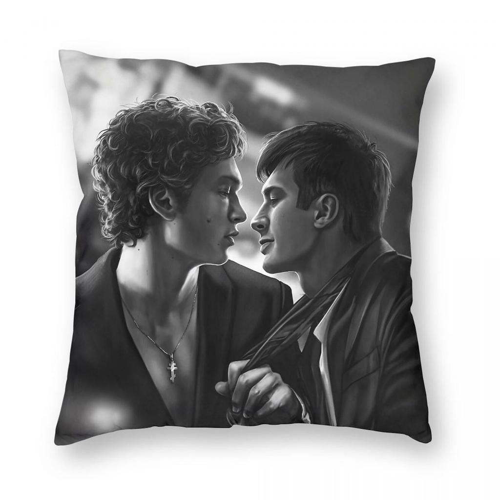 Heated Rivalry Shane Ilya Square Pillowcase Polyester Linen Velvet Pattern Decorative Throw Pillow Case Bed Cushion